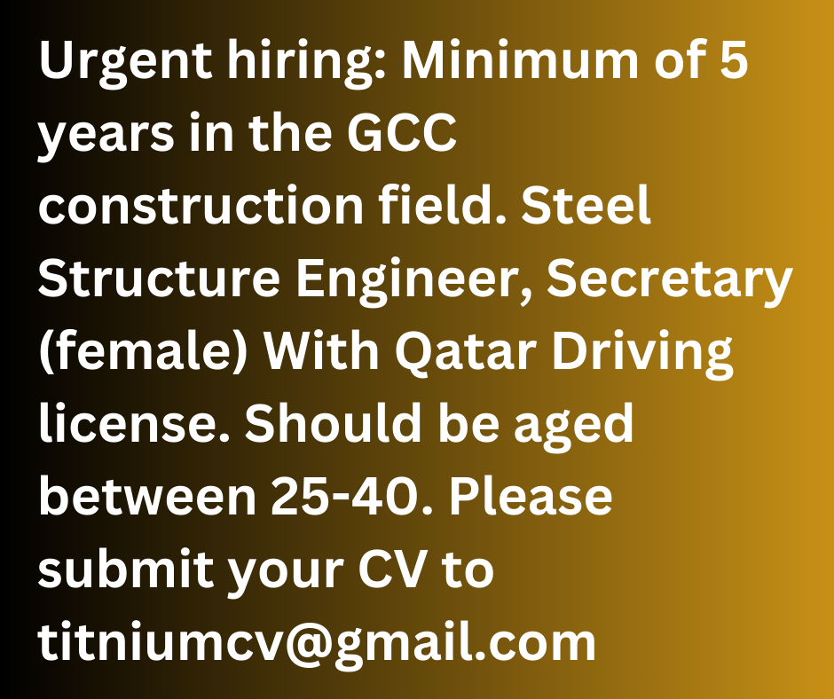 exciting job opportunities in Qatar