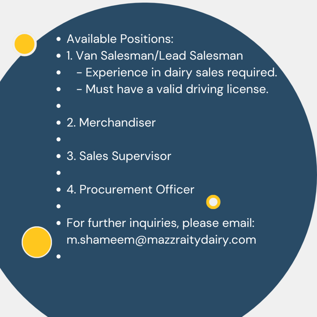 Qatar Walk-in Interviews: Land Your Dream Job in 2025! this advertisment for dairy production.