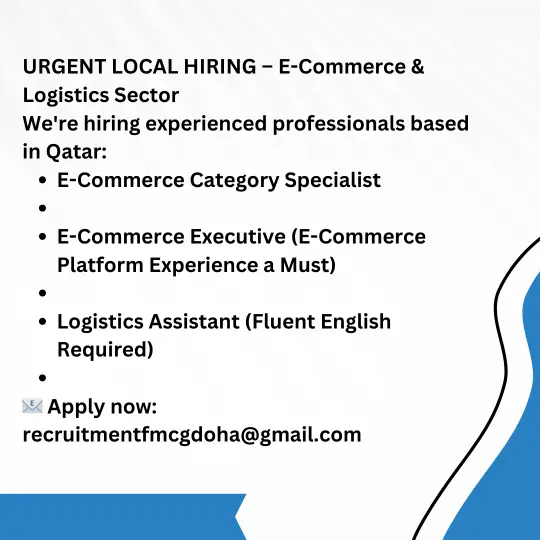 this job is for e-commerce logistics.