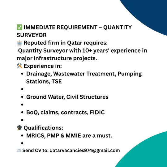 Urgent Hiring in Qatar – Top Companies Looking for Immediate Joiners!