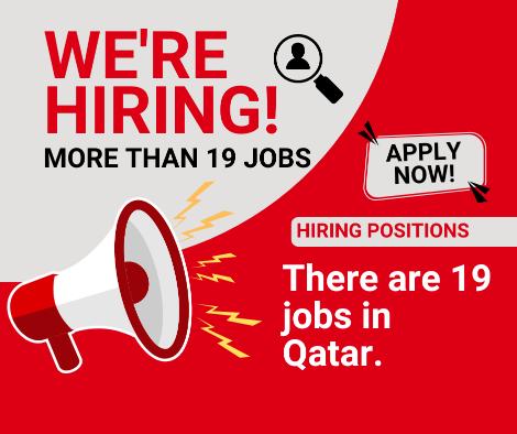 Urgent Job Vacancies in Qatar for nineteen positions.