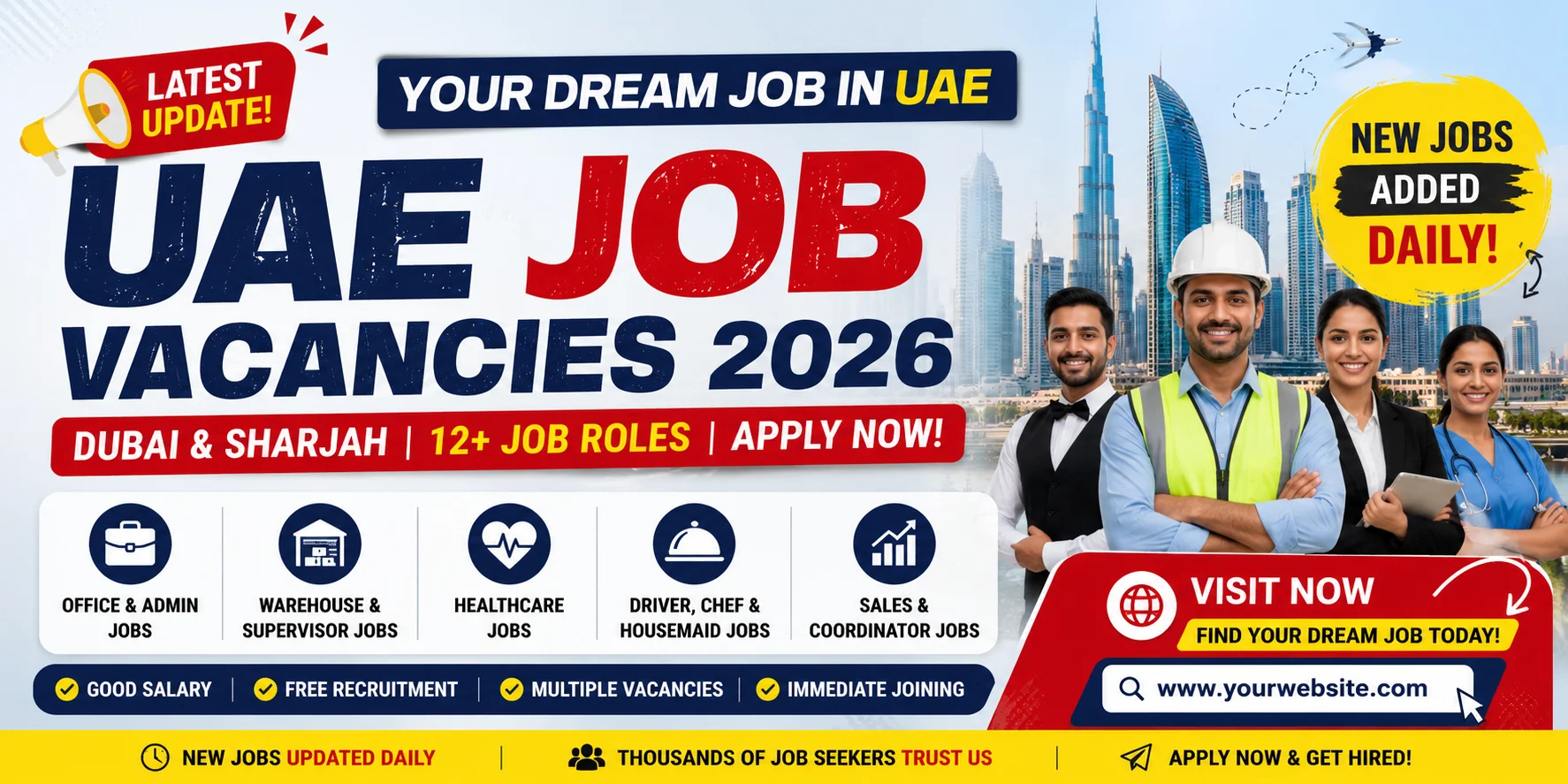 UAE Job Vacancies 2026: Latest Jobs in Dubai & Sharjah