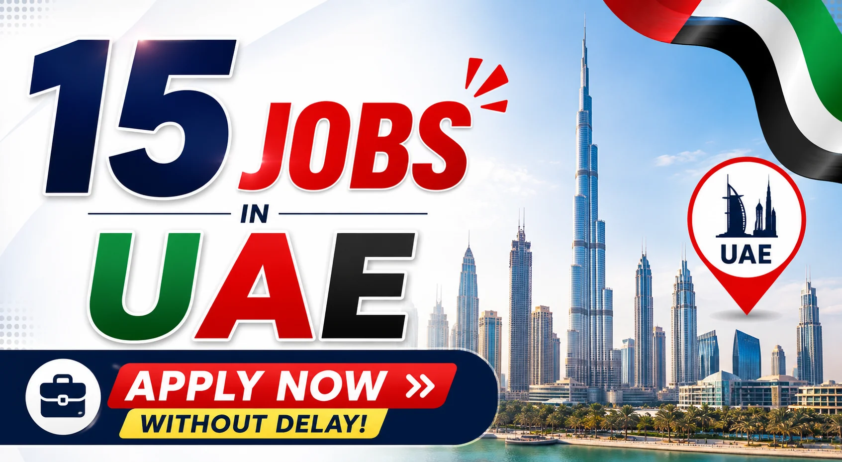 15 jobs in UAE apply now without delay