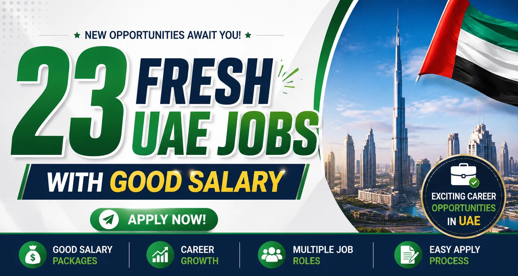 23 UAE Jobs in Dubai & Ajman – Apply Now!